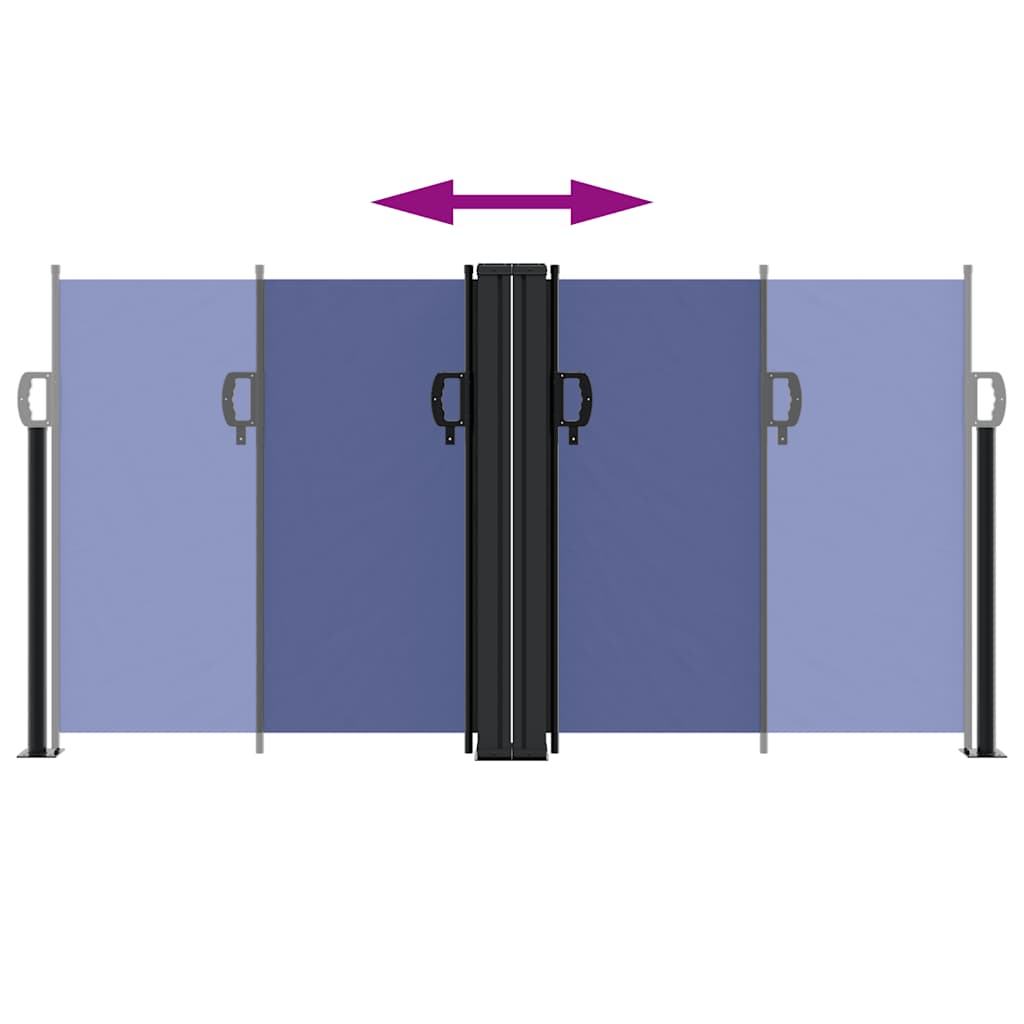 Side awnings 120x1000 cm roller - blue, 120 x 1200 cm, 1 - number 5.