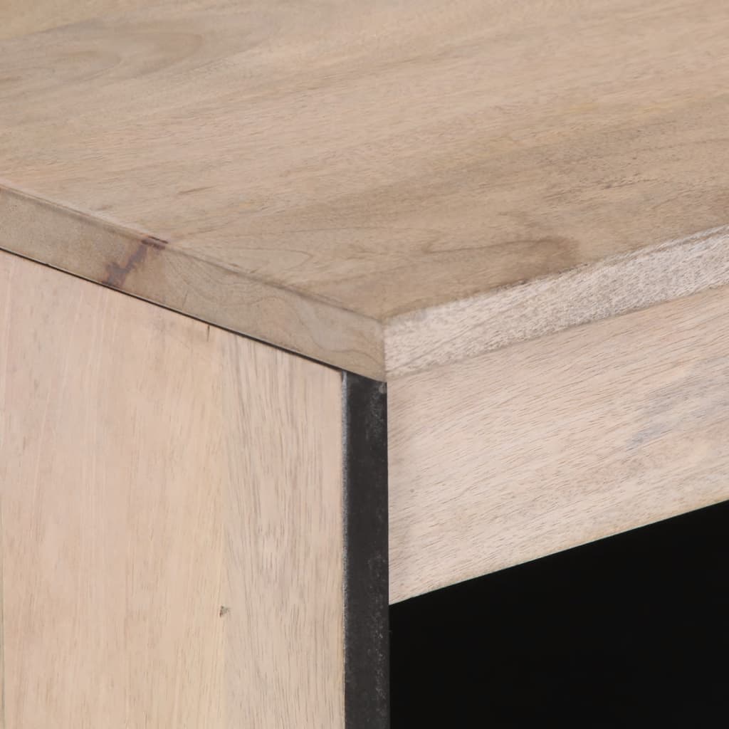 Skænk 60x34x75 cm - lysebrun, 1, massivt mangotræ, x - number 7.