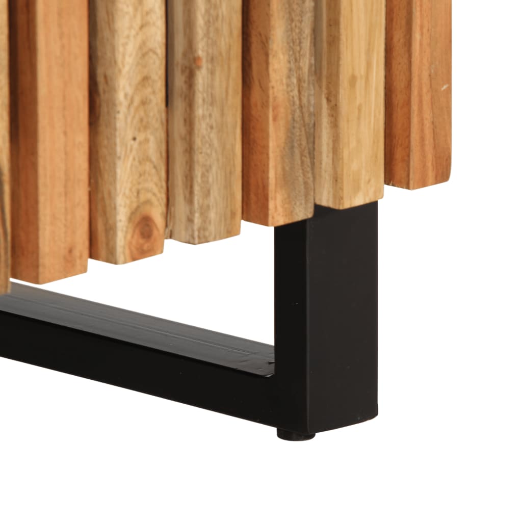 Skænk 60x34x75 cm massivt akacietræ - number 8.