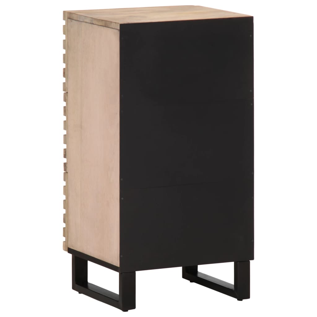 Skænk 40x34x75 cm - lysebrun, 1, massivt mangotræ, x - number 5.