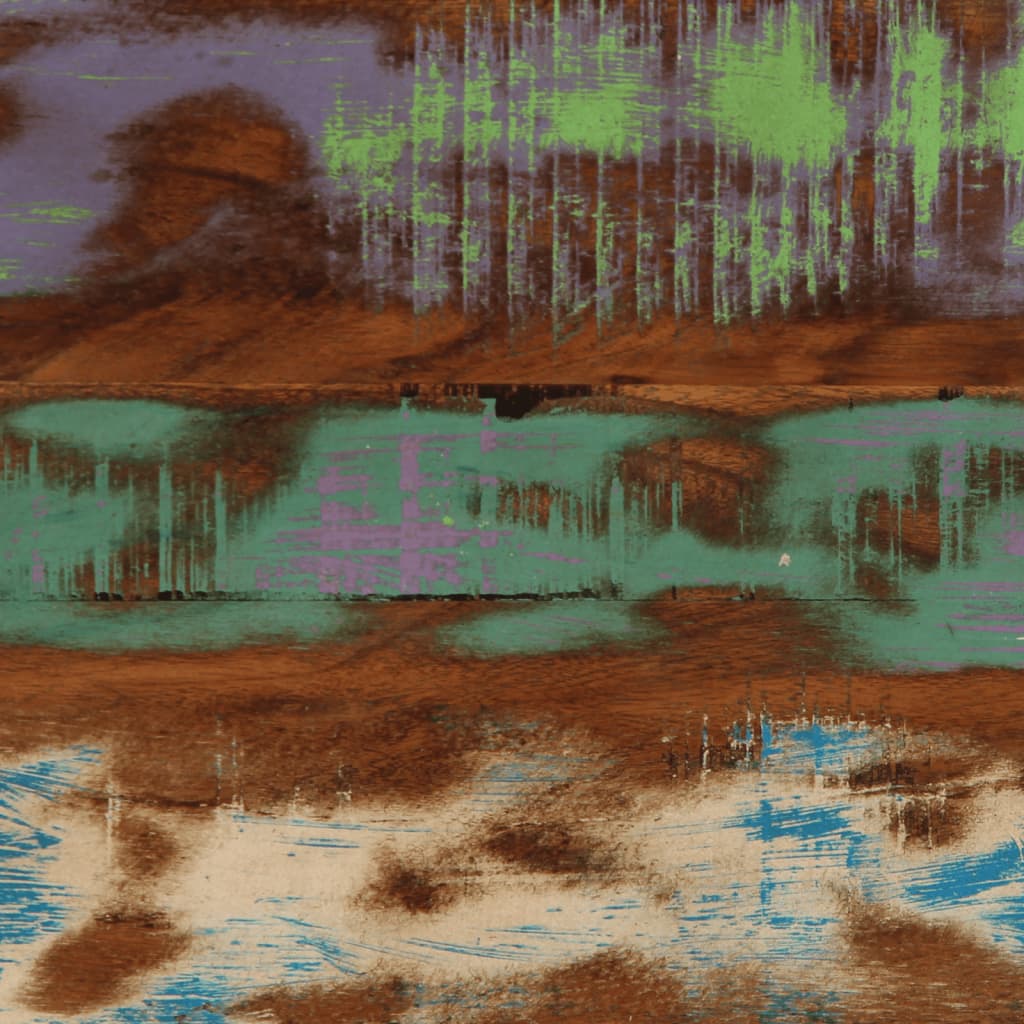 Noćni ormarić 50x34x62 cm - višebojni, 1, puno bagremovo drvo - number 10.