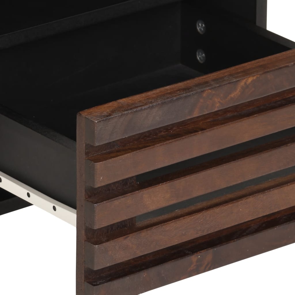 Noćni ormarić 40x34x46 cm - 1, puno mango drvo - number 7.