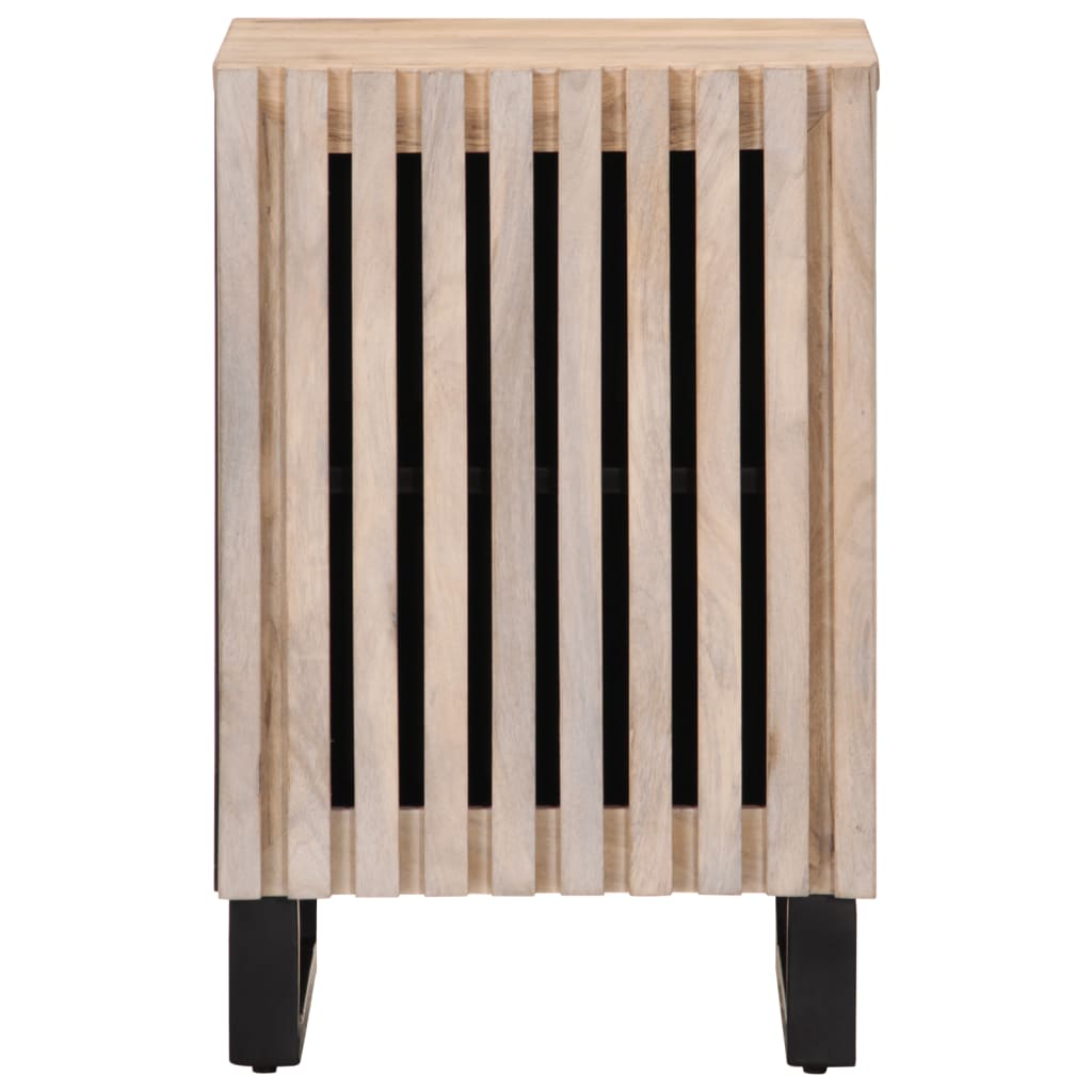 Szafka łazienkowa 38x34x58 cm - jasny brąz, lite drewno mango, 1 - number 2.