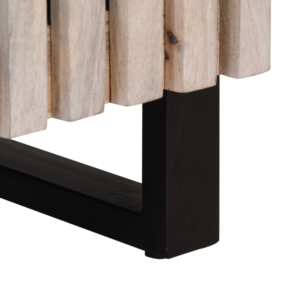 Szafka łazienkowa 38x34x58 cm - jasny brąz, lite drewno mango, 1 - number 8.