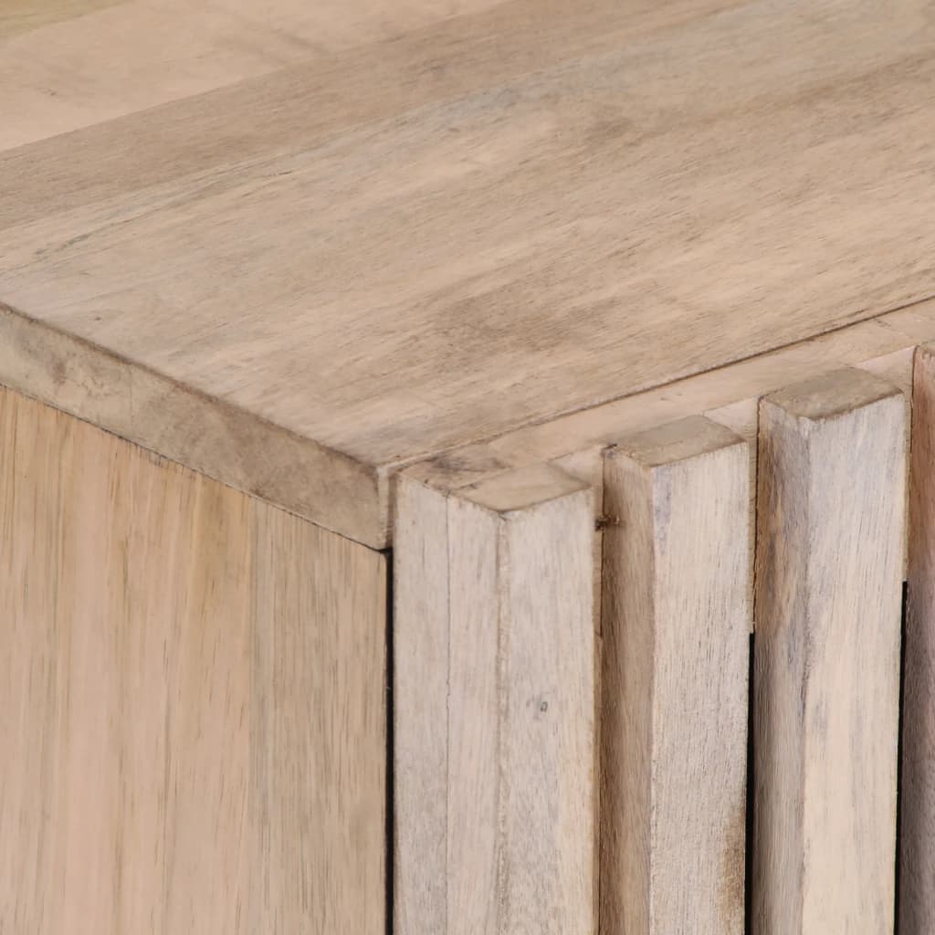 Szafka łazienkowa 38x34x58 cm - jasny brąz, lite drewno mango, 1 - number 7.