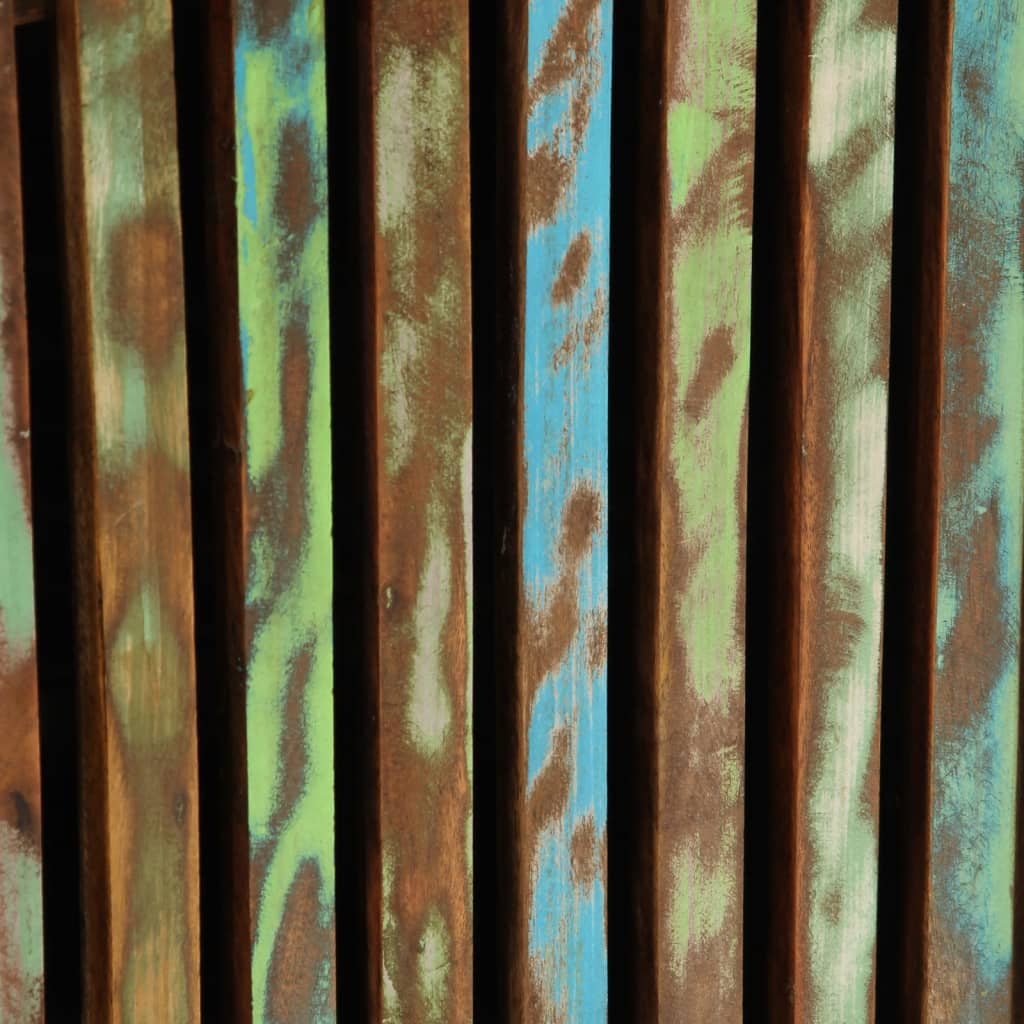 Szafka łazienkowa wisząca 38x34x48 cm - wielokolorowa, lite drewno akacjowe, 1 - number 8.