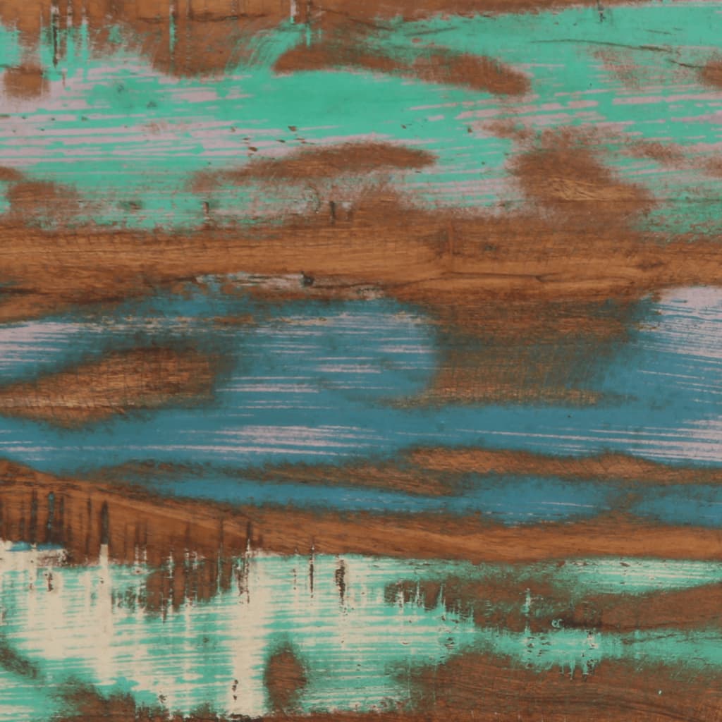 Szafka łazienkowa wisząca 38x34x48 cm - wielokolorowa, lite drewno akacjowe, 1 - number 9.