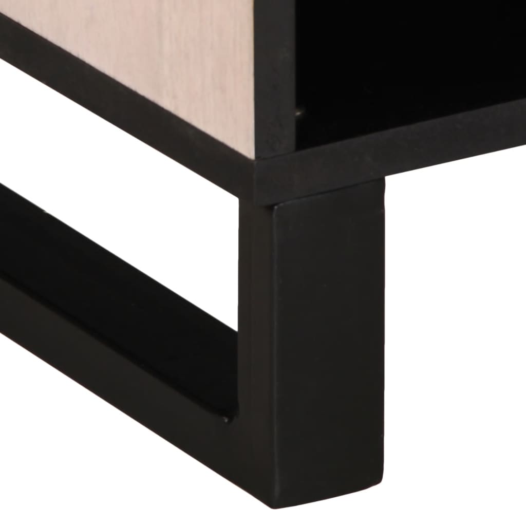 Tv stol 80x34x46 cm - svijetlo smeđi, 1, masivno drvo manga - number 7.