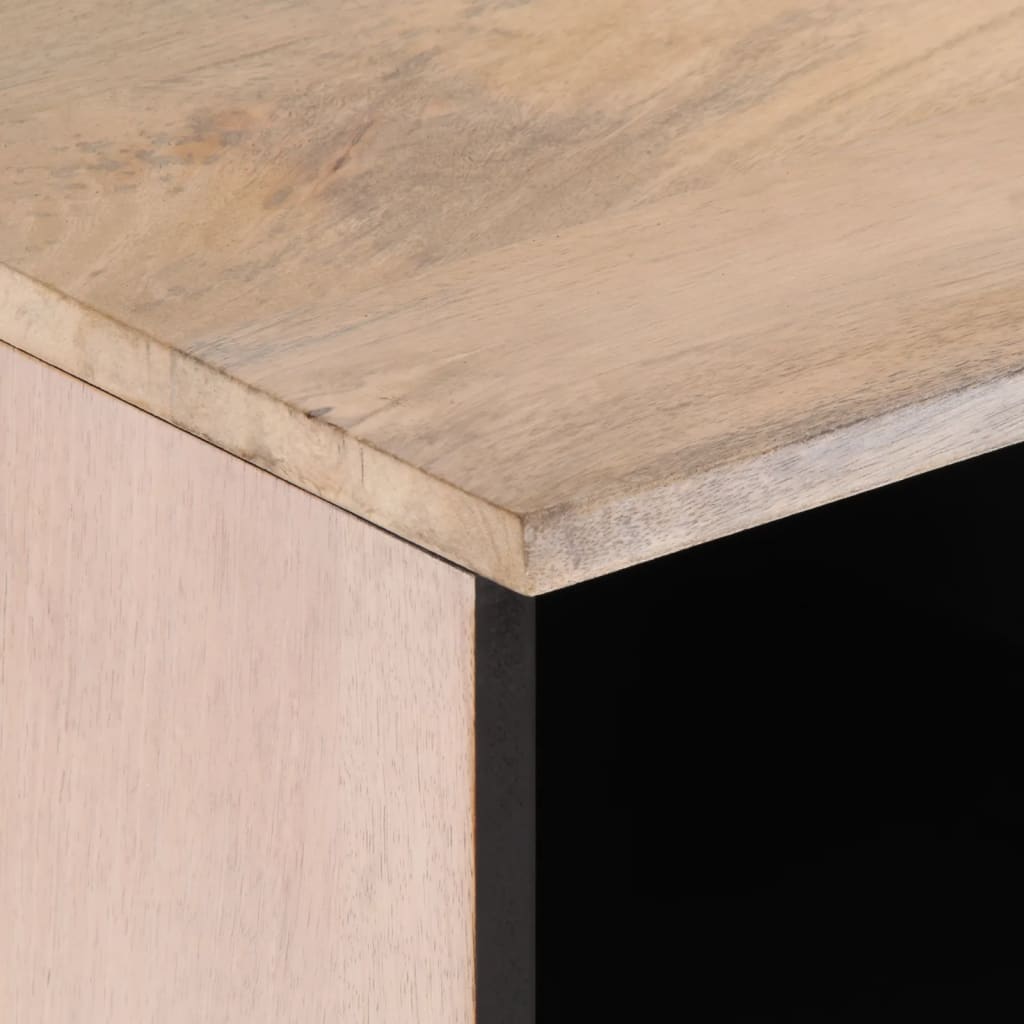 Tv stol 80x34x46 cm - svijetlo smeđi, 1, masivno drvo manga - number 9.