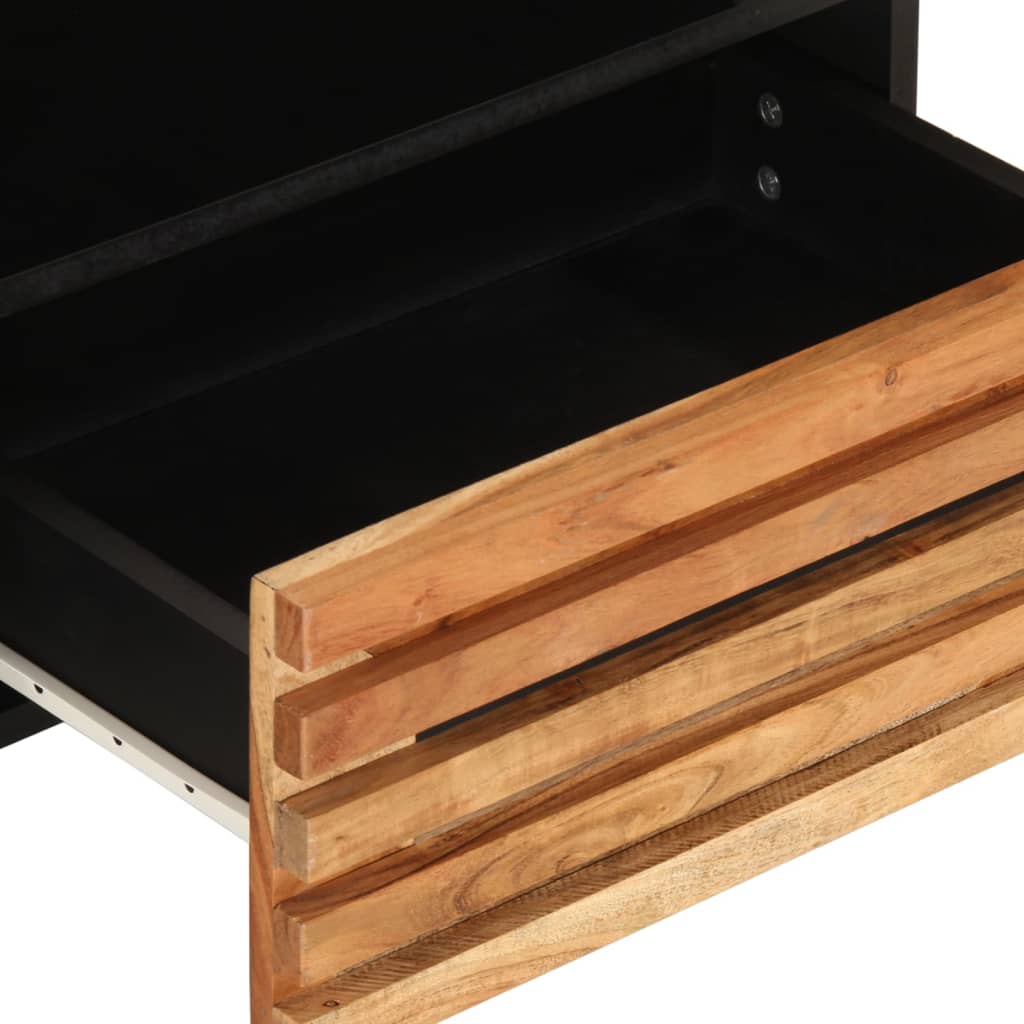 Tv stol 80x34x46 cm - smeđi, 1, puno bagremovo drvo - number 6.