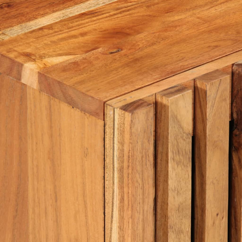 Tv tablica 80x34x46 cm - smeđa, 1, stablo solidne akacije - number 7.