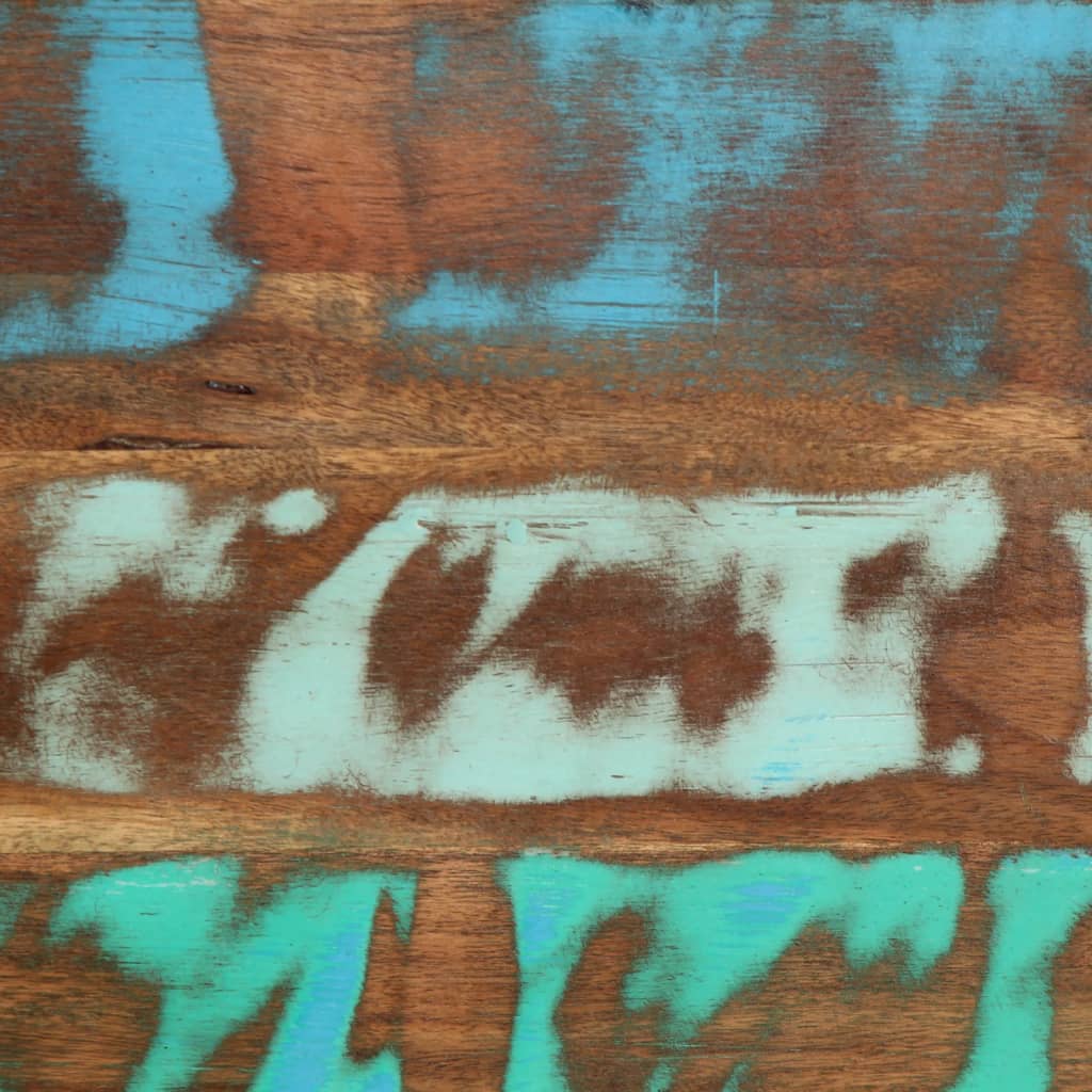 Stolik kawowy 80x51x40 cm - wielokolorowy, 1, lite drewno akacjowe - number 9.