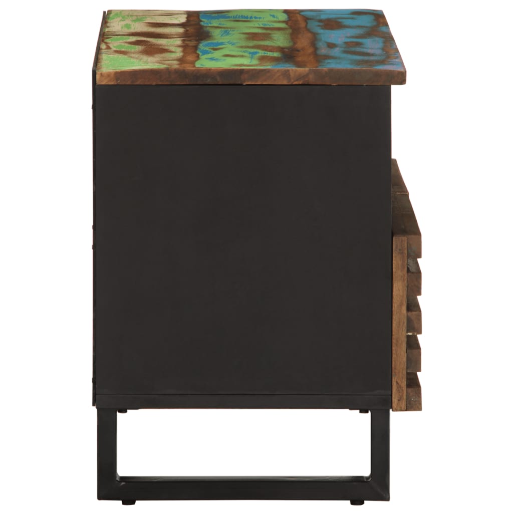 Tv stol 70x34x46 cm puno bagremovo drvo - višebojni, 1 - number 3.