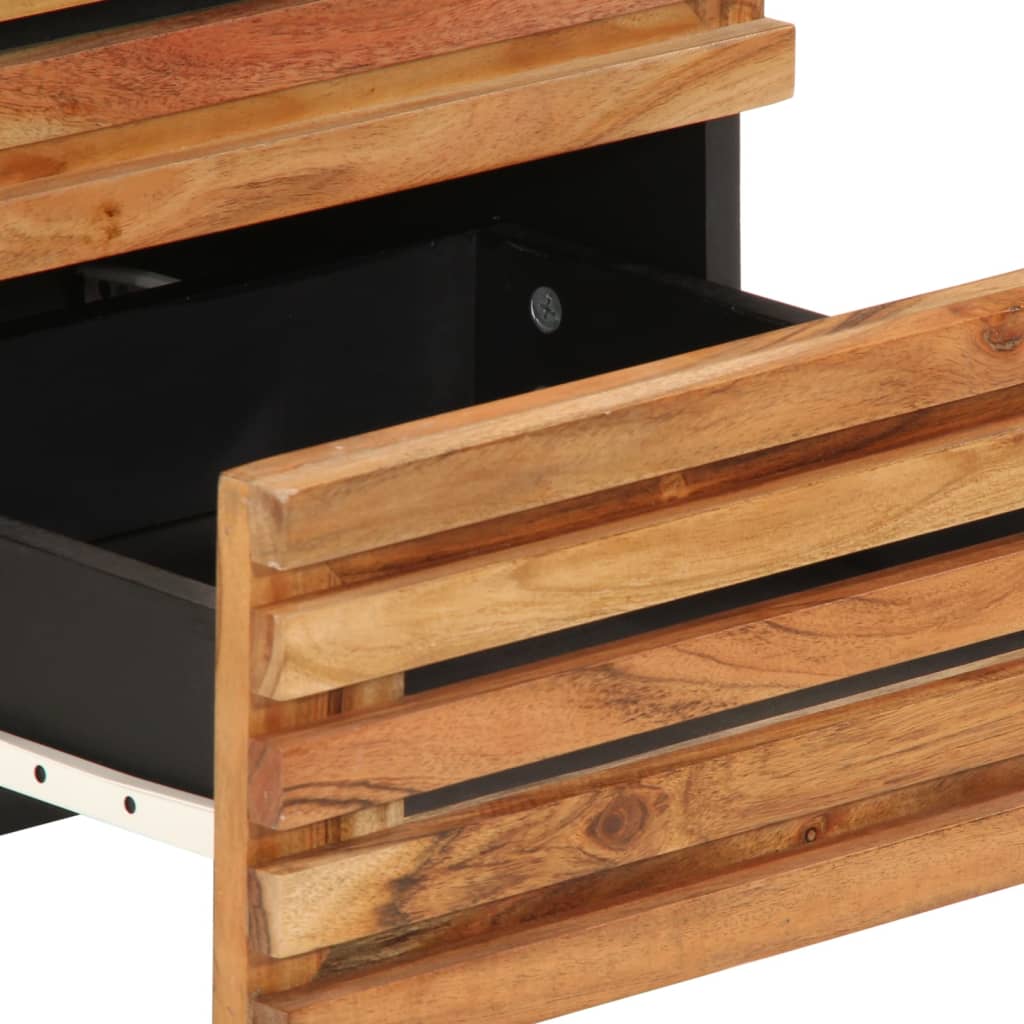 Stoliki nocne 2 szt. 40x34x46 cm lite drewno akacjowe - number 8.