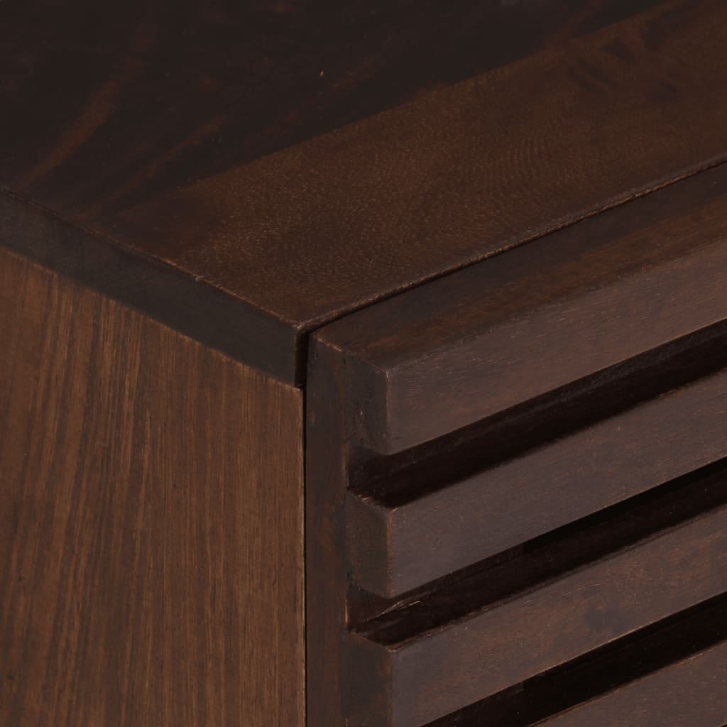 Sengeborde stk. 40x34x46 cm - 2, massivt mangotræ - number 7.