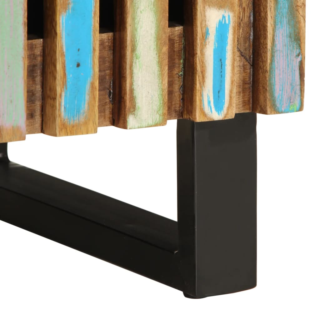 Sengeborde stk. 40x34x46 cm massivt genbrugstræ - 2, massivt genanvendt træ - number 9.