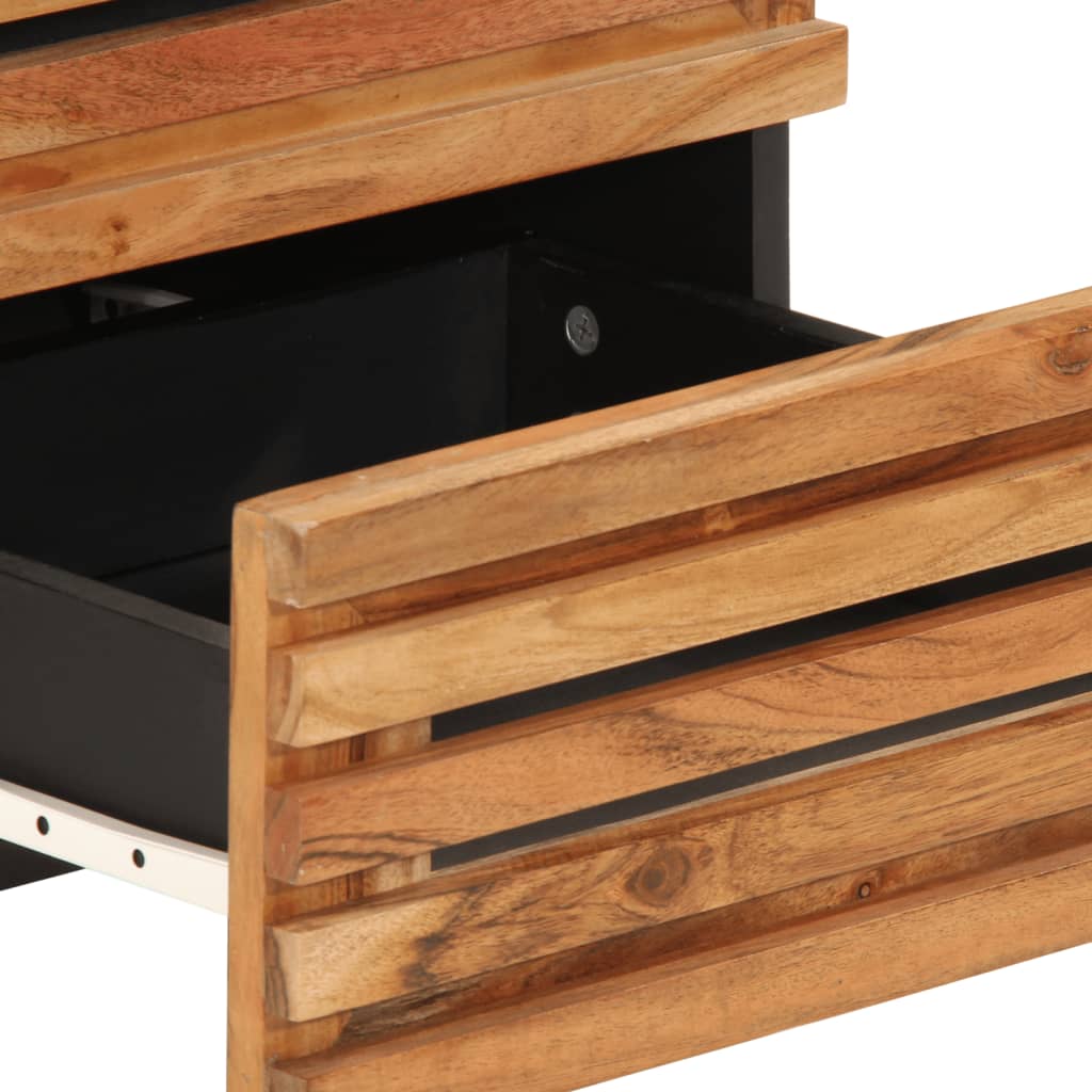 Stolik nocny 40x34x46 cm lite drewno akacjowe - number 7.