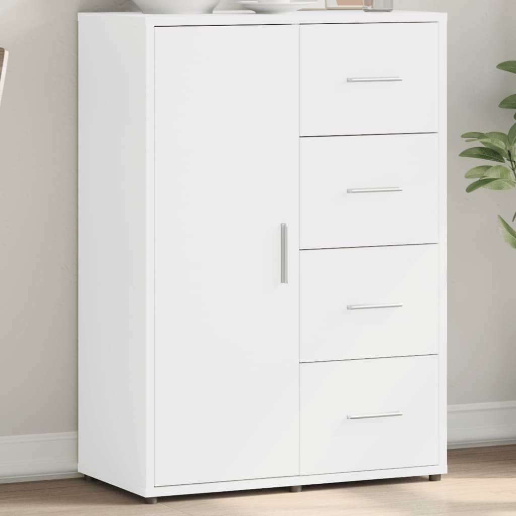 Lag 60x31x84 cm konstruert tre - hvit, 1 - number 1.