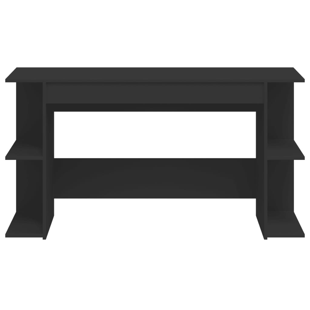 Radni stol 140x50x75 cm izrađeno drvo - crna - number 4.