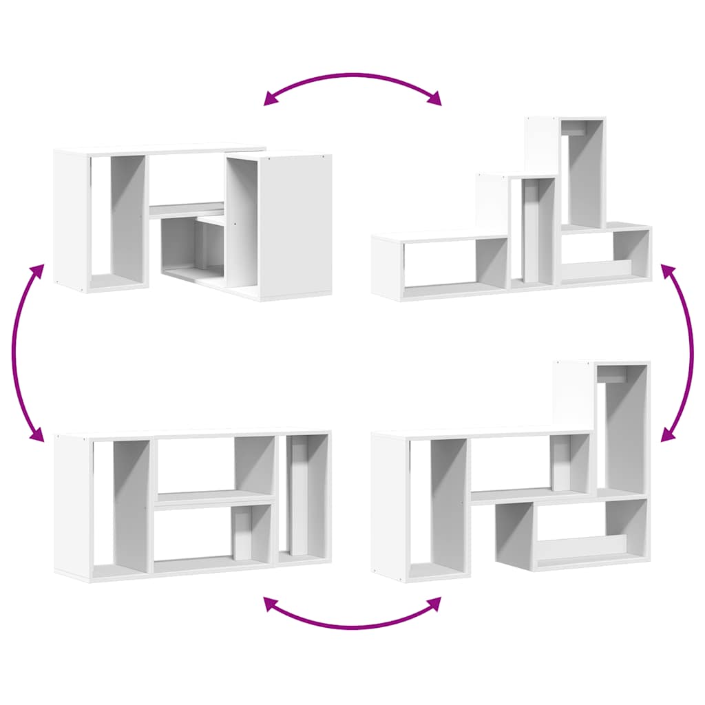 Tv-borde 2 stk. 75x30x50 cm konstrueret træ - hvid, 1, 75 cm - number 9.