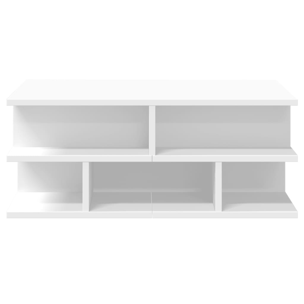 Stol za kavu 70x70x29 cm izgrađeno drvo - bijelo, 1 - number 5.