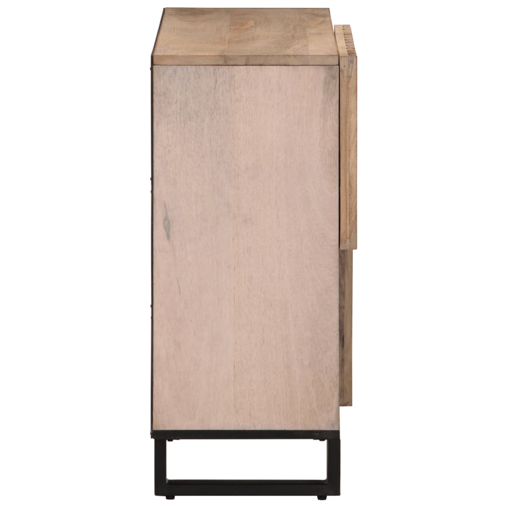 Skænk 80x34x75 cm - lysebrun, 1, massivt mangotræ, x - number 4.