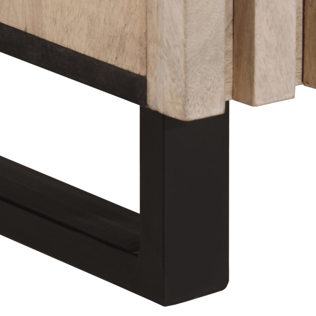 Skænk 90x34x75 cm - lysebrun, 1, massivt mangotræ, x - number 9.