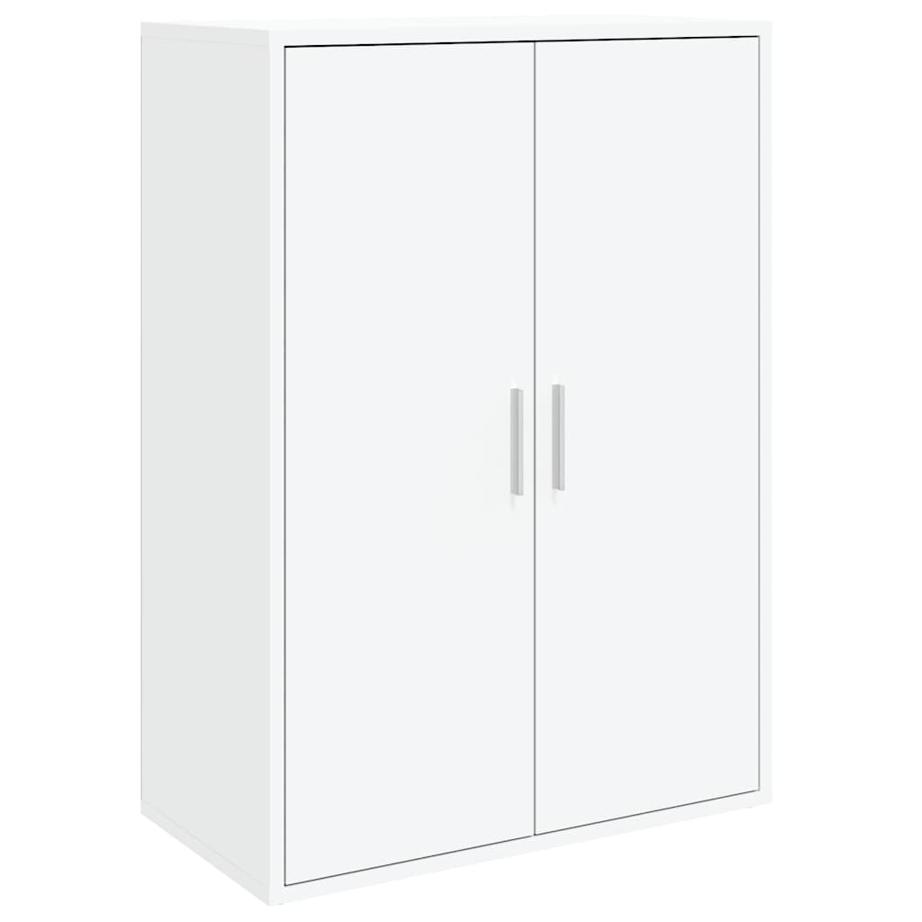 Skab 60x31x84 cm konstrueret træ - hvid, 1 - number 2.