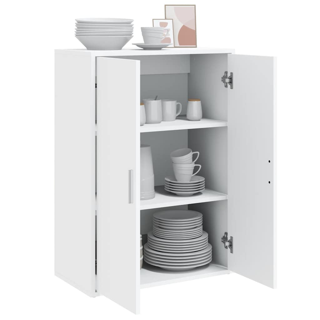 Skab 60x31x84 cm konstrueret træ - hvid, 1 - number 4.