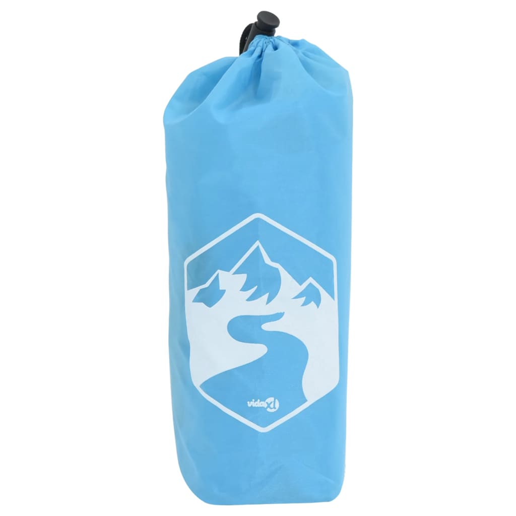 Kišni pončo s kapuljačom 223x145 cm 2-u-1 dizajn - plavi - number 4.