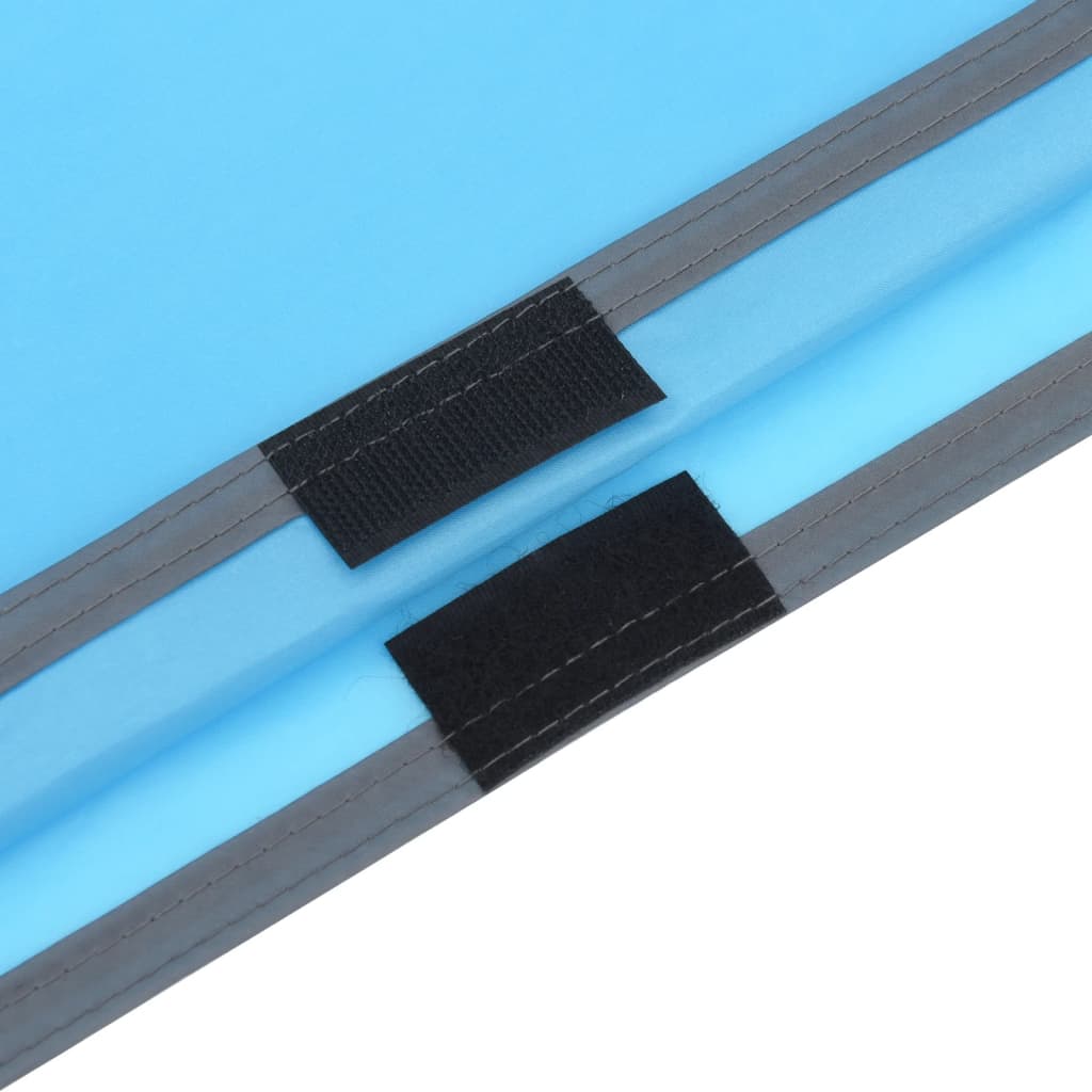 Kišni pončo s kapuljačom 223x145 cm 2-u-1 dizajn - plavi - number 7.