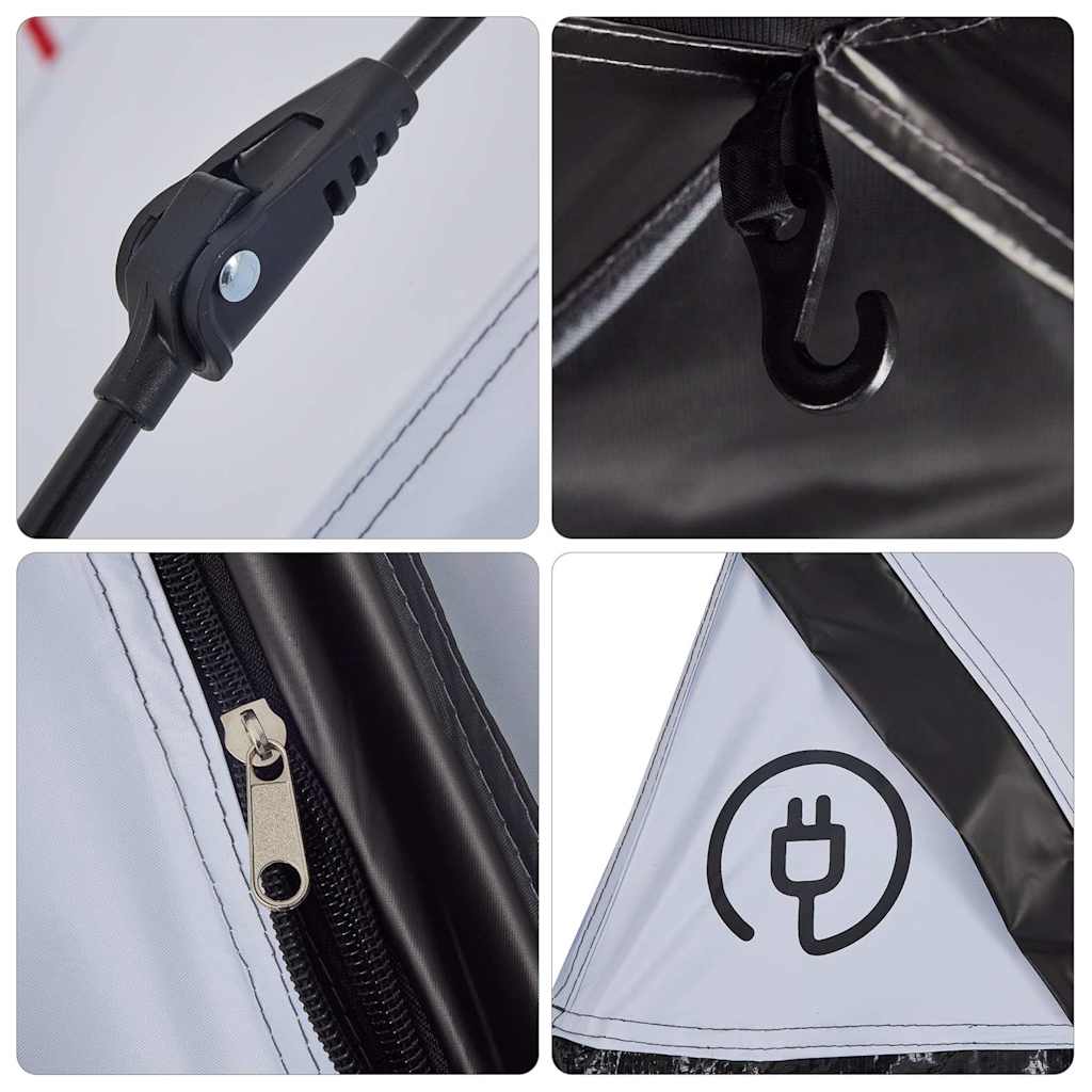 Campingtelt kuppel quick-release mørklægning hvid - hvid mørklægning, 3-personers, 1, x - number 11.