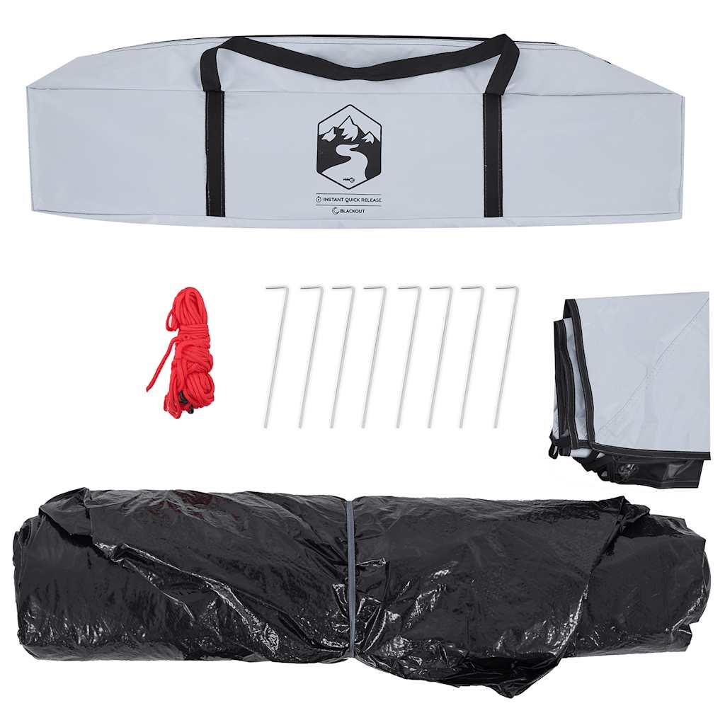 Campingtelt kuppel quick-release mørklægning hvid - hvid mørklægning, 3-personers, 1, x - number 10.