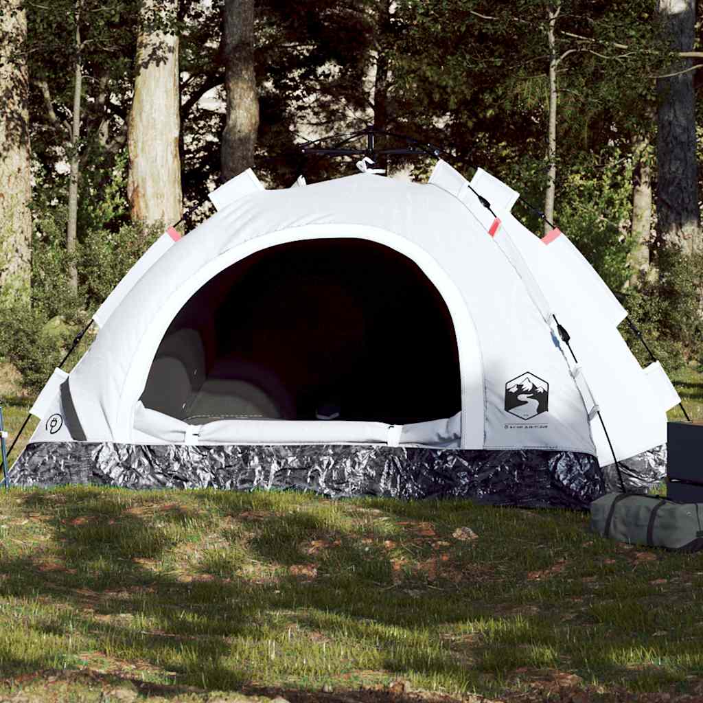 Campingtelt quick-release mørklægning hvid - hvid mørklægning, 3-personers, 1, x - number 1.