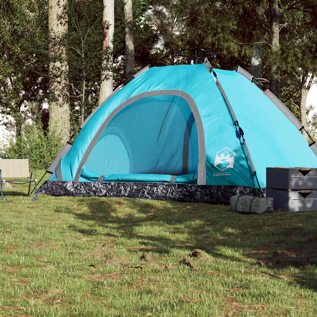 Campingtent waterdichte snelle release-blauw, 5-persoons, 1, x - number 3.