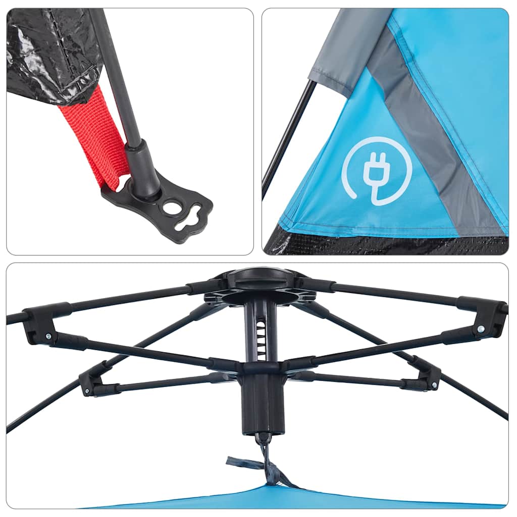 Campingtent waterdichte snelle release-blauw, 5-persoons, 1, x - number 12.