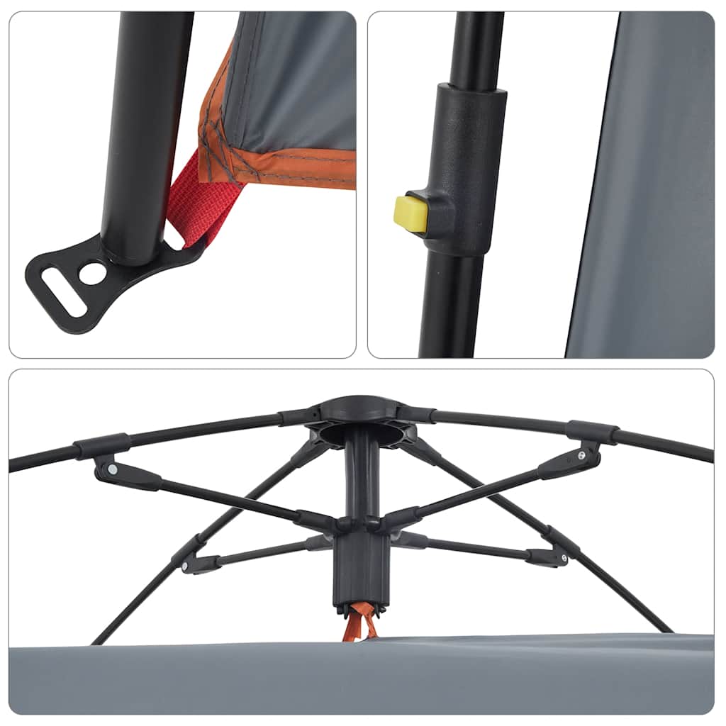 Privatlivstelt vandtæt quick-release grå - number 11.