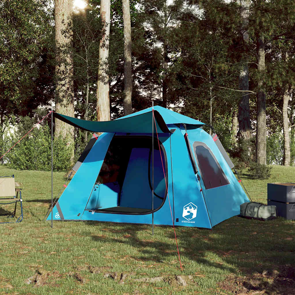 Campingtent snel-release-blauw, 4-persoons, 1, x - number 3.