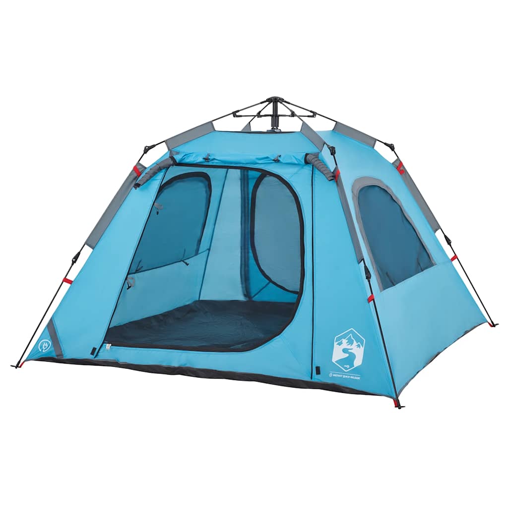 Campingtent snel-release-blauw, 4-persoons, 1, x - number 5.