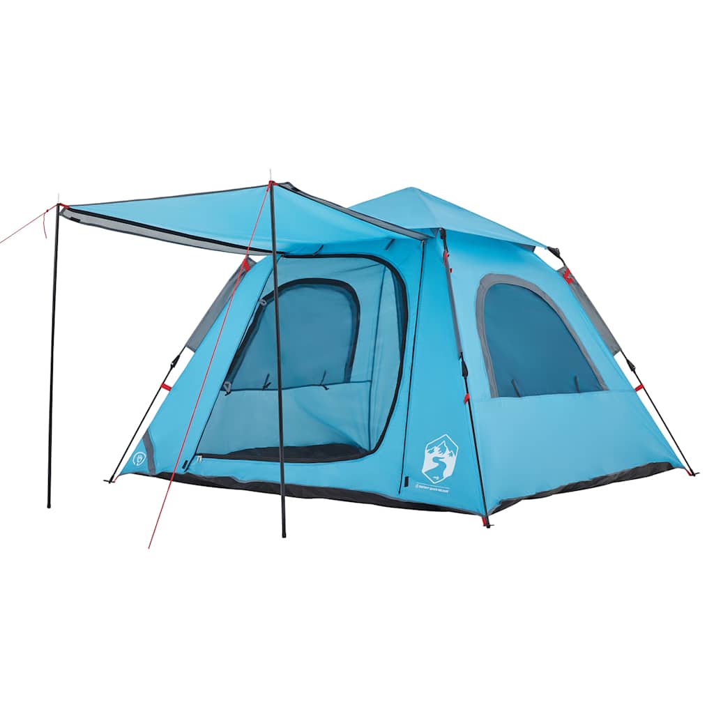 Campingtent snel-release-blauw, 4-persoons, 1, x - number 8.