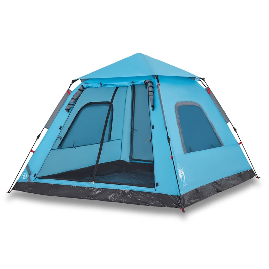 Camping-tentkoepel quick-release-blauw, 5-persoons, 1, x - number 2.