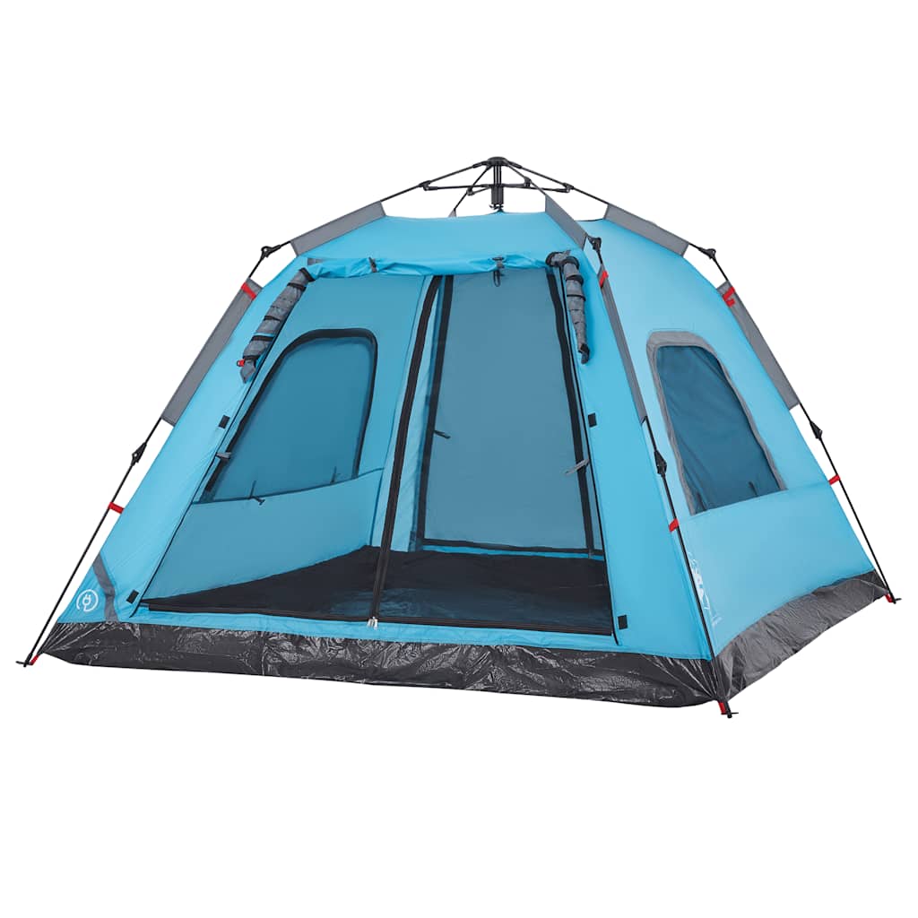 Camping-tentkoepel quick-release-blauw, 5-persoons, 1, x - number 5.