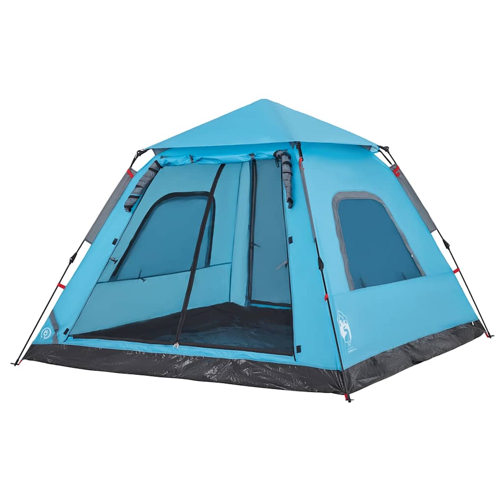 Camping-tentkoepel quick-release-blauw, 5-persoons, 1, x - number 4.