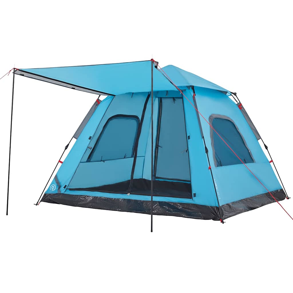 Camping-tentkoepel quick-release-blauw, 5-persoons, 1, x - number 7.