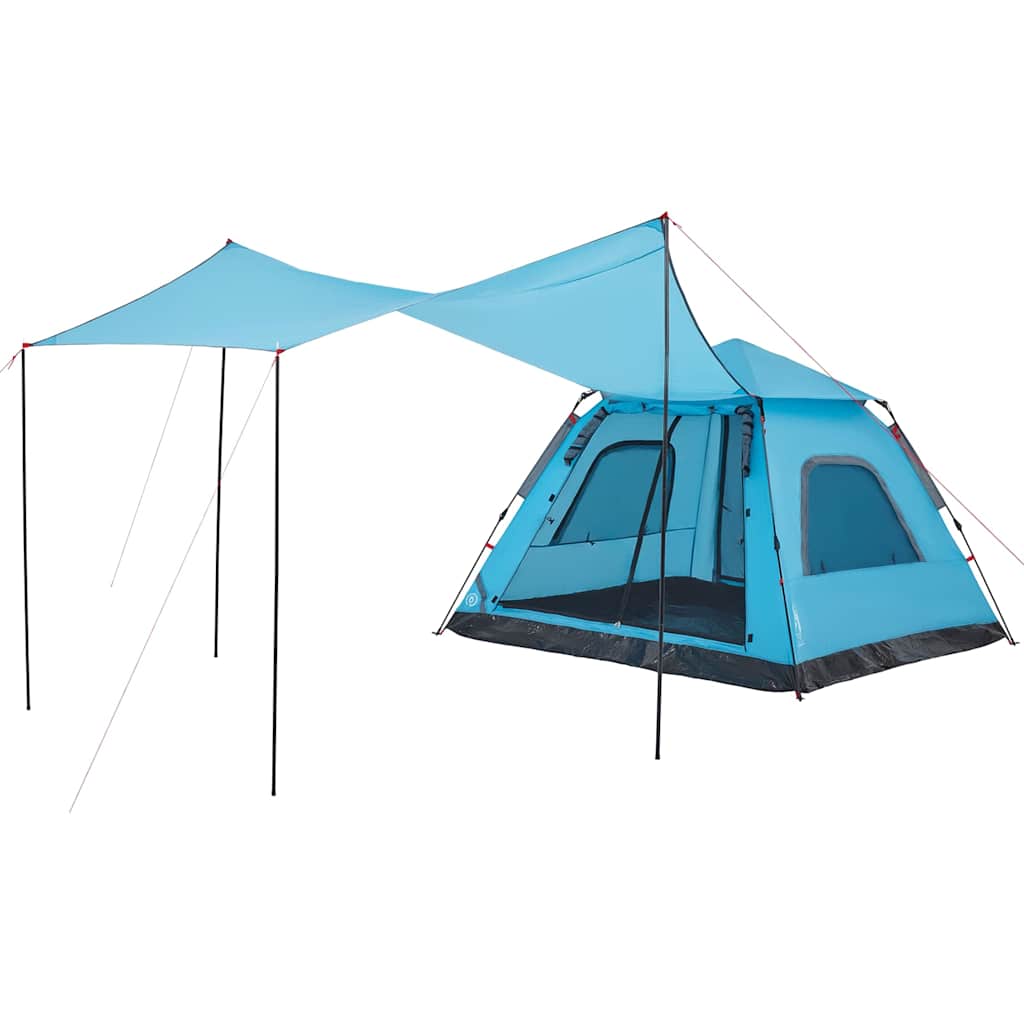 Camping-tentkoepel quick-release-blauw, 5-persoons, 1, x - number 8.