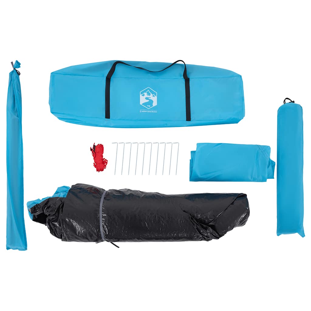 Camping-tentkoepel quick-release-blauw, 5-persoons, 1, x - number 11.