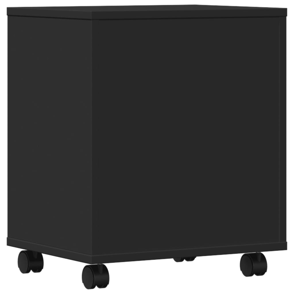 Stalak za printer s kotačima 41x32x48 cm - crni - number 7.