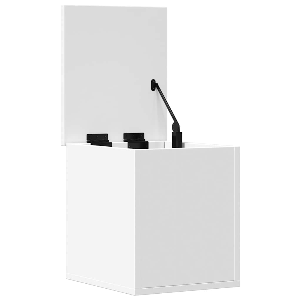 Opbevaringsboks konstrueret træ - hvid, 30 x 35 x 35 cm, 1 - number 5.