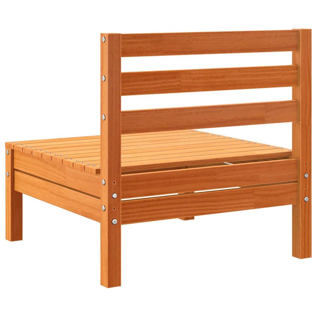 Soffmodul utan armstöd massiv furu gyllenbrun - number 6.