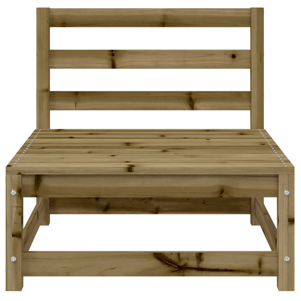 2-personers havesofa imprægneret fyrretræ - number 6.